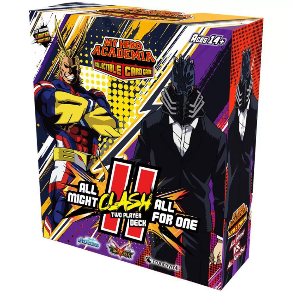 * My Hero Academia Ccg: 2-Player Clash Deck - All Might Vs All For One | Kortspel